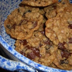 Toffee Oatmeal Dried Cherry Cookies