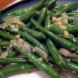 Haricots Verts With Browned Garlic