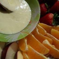 Cream Cheese Orange Sauce for Fruit