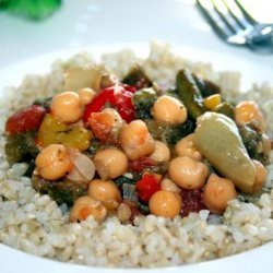 Roasted Vegetables With Chickpeas