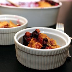 Peach and Apricot Cobbler