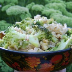 Broccoli and Chicken Stir-Fried Rice