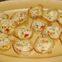 Cheesy Crab Tarts