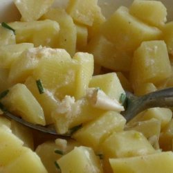 Spanish Tapas Potatoes in Garlic Mayonnaise