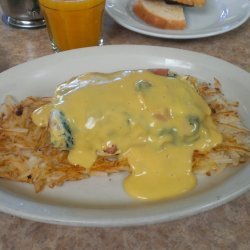Spinach and Cream Cheese Omelette