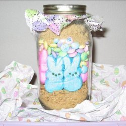 Easter Bunny S'mores in a Jar