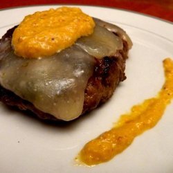 Spanish Burgers With Romesco and Manchego Cheese