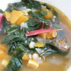 Italian Butternut Squash and White Bean Soup With Greens