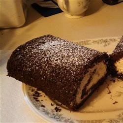 Chocolate-Banana Cake Roll