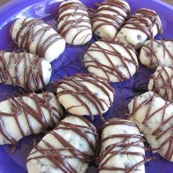 Mini Chocolate Chip Shortbread Cookies