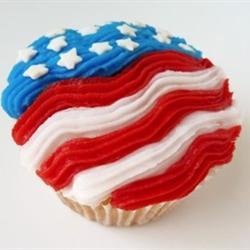 4th of July Star Cupcakes