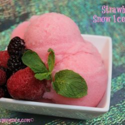 Strawberry Snow Ice Cream