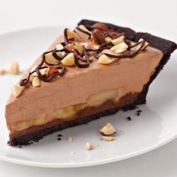 Chocolate-Hazelnut-Banana Pie