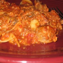Meaty Crock Pot Lasagna