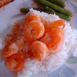 Thai Shrimp With Coconut-Almond Rice