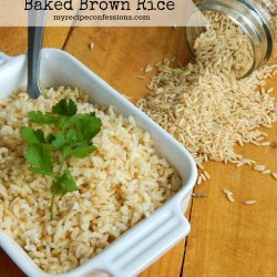 Perfect Oven-Baked Brown Rice