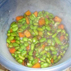 Edamame in Kung Pao Sauce