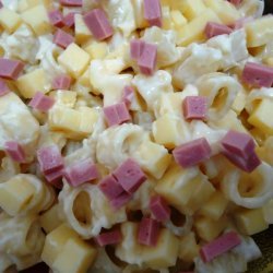 Ham and Cheese Macaroni Salad