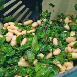 Spicy Swiss Chard & Beans