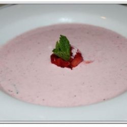 Carnival Cruise Strawberry Bisque