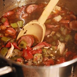 Authentic Chicken and Andouille Sausage Gumbo