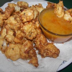 Sesame Chicken Nuggets With Sweet Sauce