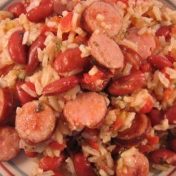 Red Beans and Rice With Sausage