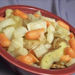 Roasted Potatoes, Carrots, and Fennel