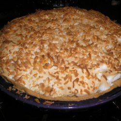 Coconut Cream Angel Pie