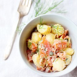 Potato Salad with Salmon Dressing