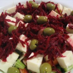 Peasant Salad from Cyprus (Choriatiki)