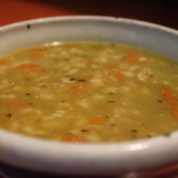 Split Pea Soup With Barley