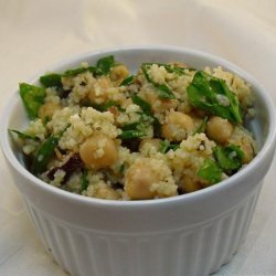Fresh Spinach and Couscous Salad/Feta Cheese