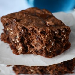 Chewy Oatmeal Brownies