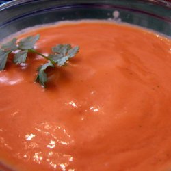 Raw Tomato Cilantro Soup