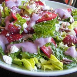 Strawberry Spinach Salad With Yogurt Dressing
