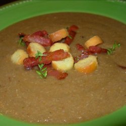 Chestnut Soup With Bacon - Velouté De Chataignes Et Bacon