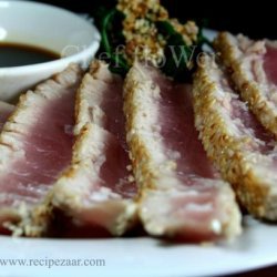 Sesame Crusted Tuna With Japanese Dipping Sauce