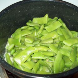 Green beans with garlic butter