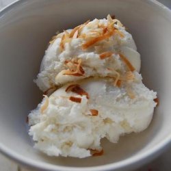 Eggless Coconut Ice Cream