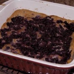 Chef Joey's Blueberry Pudding Cake (Vegan)