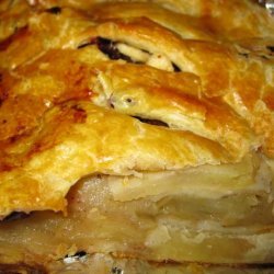 Apple-Cranberry Puff Pastry Strudel Slices