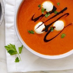 Roasted Red Pepper Cream Soup