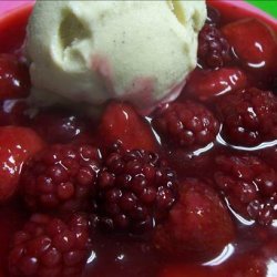 Rote Grütze German Mixed Berry Pudding
