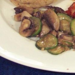 Courgette and Mushroom Stir Fry