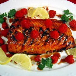 Mean Chef's Grilled Salmon With Red Currant Glaze