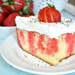 Strawberry Jell-O Cake