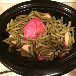 Crock Pot Green Beans & Ham