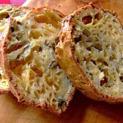 Zurie's Holey Rustic Olive-And-Cheddar Bread