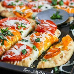 Roasted Tomato and Basil Pizza